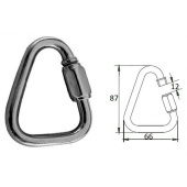 Гак-карабин треугольный 10 мм AISI 316 RemLodok-Shop.ru