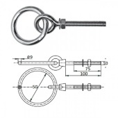 Рым-болт 10х75мм RemLodok-Shop.ru
