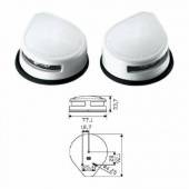 Огни бортовые светодиодные 34х77х92 мм, белый корпус RemLodok-Shop.ru