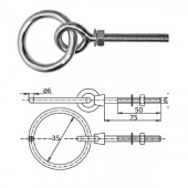 Рым-болт 6х50мм RemLodok-Shop.ru