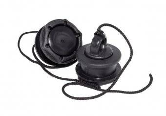 Сливной клапан на транец 17–28 мм (Черный) RemLodok-Shop.ru