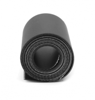 Лента из ПВХ ткани 4х200см нарезка по прямой (Черная)