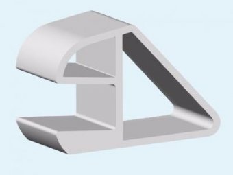 Стрингер алюминиевый для лодки 12 мм (80см)