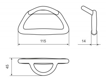 Рым ручка для транспортировки (сталь) RemLodok-Shop.ru