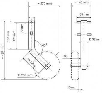 Колеса для лодки ПВХ Handy Wheels RemLodok-Shop.ru
