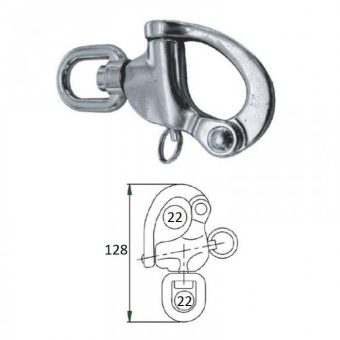 Карабин вертлюжный 22мм RemLodok-Shop.ru