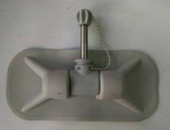 Уключина для лодки пвх крест (Светло-Серая) RemLodok-Shop.ru