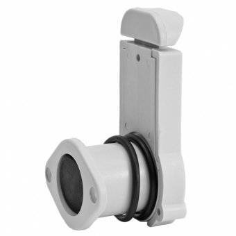 Клапан сливной створчатый 34-40мм (Серый) RemLodok-Shop.ru