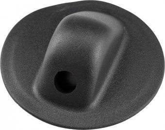Крепление леера концевое, D 81 мм, отверстие 10 мм (Черное) RemLodok-Shop.ru