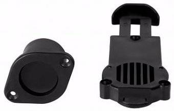 Клапан сливной створчатый Браво (черн)