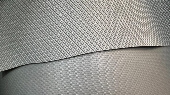 Коврик в лодку ПВХ нескользяк 205х100см 850 г/м.кв (Серый) RemLodok-Shop.ru