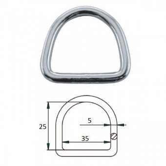 D-Кольцо 5х35 мм RemLodok-Shop.ru