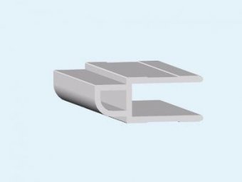 Профиль замка для пайола Папа 9 мм нарезка по 5см RemLodok-Shop.ru