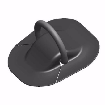 Рым-полукольцо среднее (Черный) RemLodok-Shop.ru