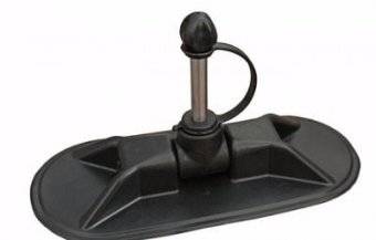 Уключина (овал) с ребрами