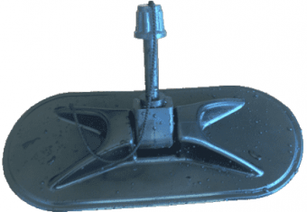 Уключина весла поворотная 204х103мм (Черная) RemLodok-Shop.ru