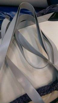 ПВХ уголок из косой ленты цена указана за 50 см ленты ширина расправленной ленты 4см длина максимального целого куска 295см ткань ПВХ Mehler Texnologies 700