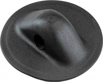 Крепление леера среднее D 78мм, отверстие 12 мм, (Черное) RemLodok-Shop.ru