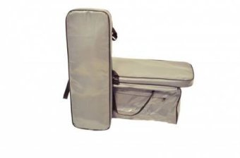 Комплект накладка-сумка для лодки пвх 95х25 см (Серая) RemLodok-Shop.ru