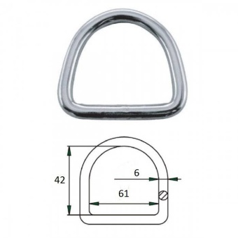 Обушок 6х60 мм RemLodok-Shop.ru
