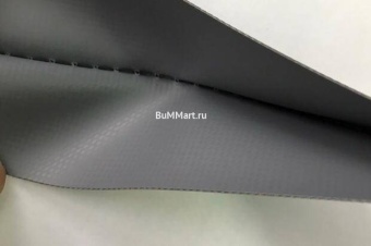 Уголковая ПВХ лента из косой ленты 80х300см прошитая (Темно-Серая) RemLodok-Shop.ru